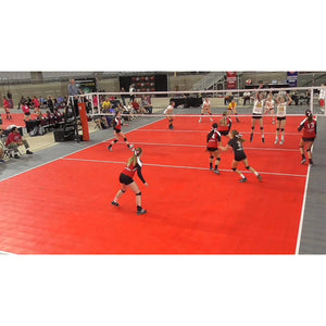 Gared GO COURT Jr One-Court Portable Volleyball System 8536PKG