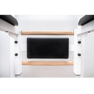 BenchK DB1 Dip Bar with Back Support White