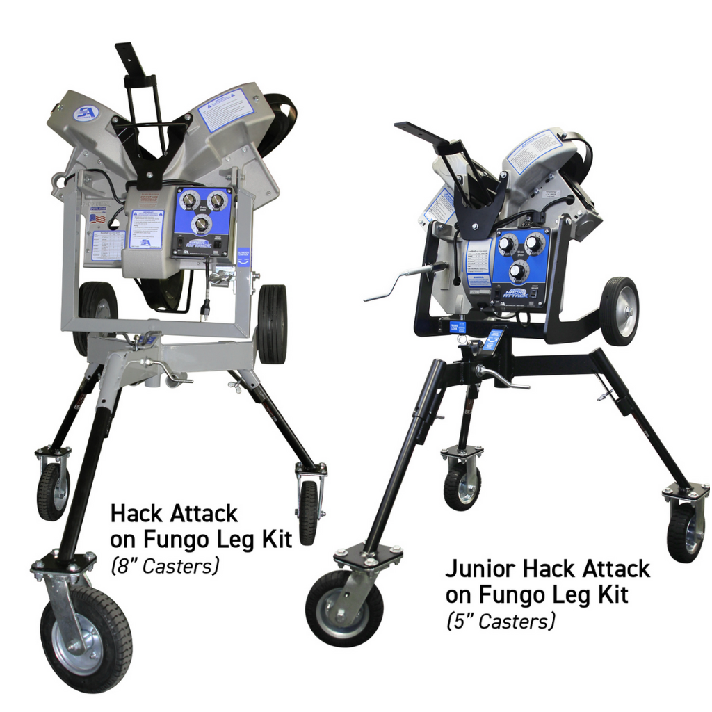 Sports Attack Junior Hack Attack Baseball Pitching Machine Fungo Legs