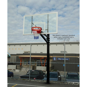 Gared Endurance Steel Playground Basketball System GP106PC72: 6' Extension, 42" x 72" Polycarbonate Backboard