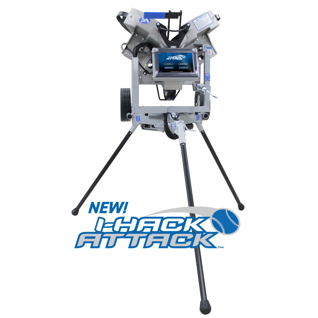 Sports Attack I-Hack Attack Baseball Pitching Machine Screen Side