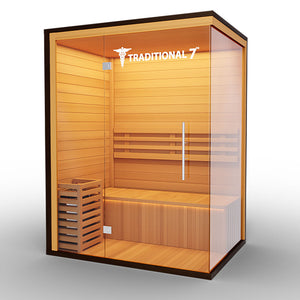 Medical Sauna Traditional 7 Three Person Steam Sauna