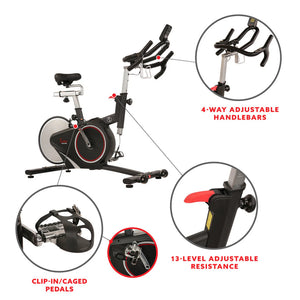 Sunny Magnetic Rear Belt Drive Stationary Bike