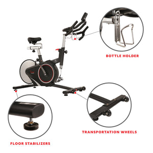 Sunny Magnetic Rear Belt Drive Stationary Bike