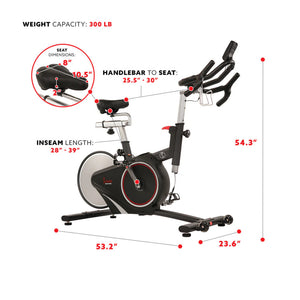Sunny Magnetic Rear Belt Drive Stationary Bike