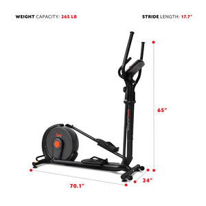 Sunny Power Stride Smart Elliptical Cross Trainer Machine