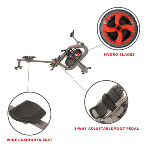 Sunny Phantom Hydro Water Rowing Machine
