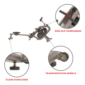 Sunny Phantom Hydro Water Rowing Machine