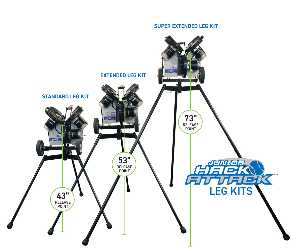 Sports Attack Junior Hack Attack Baseball Pitching Machine Legs