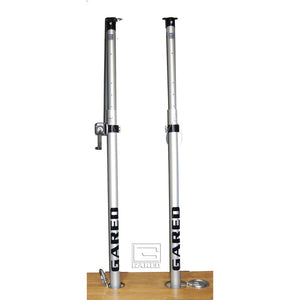 Gared RallyLine 3 1/2" OD Scholastic Telescopic One-Court Volleyball System
