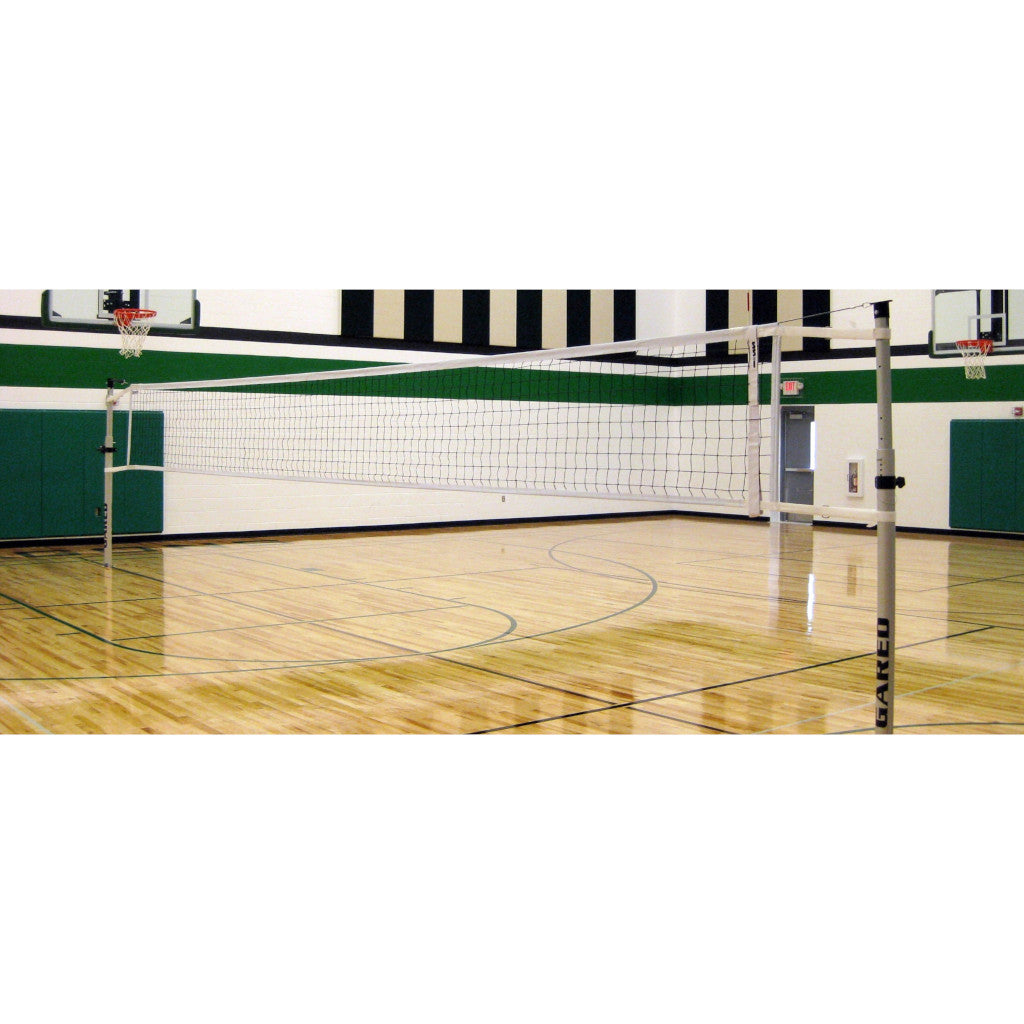 Gared RallyLine 3 1/2" OD Scholastic Telescopic One-Court Volleyball System