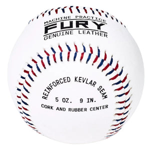 Fury Leather Pitching Machine Baseballs