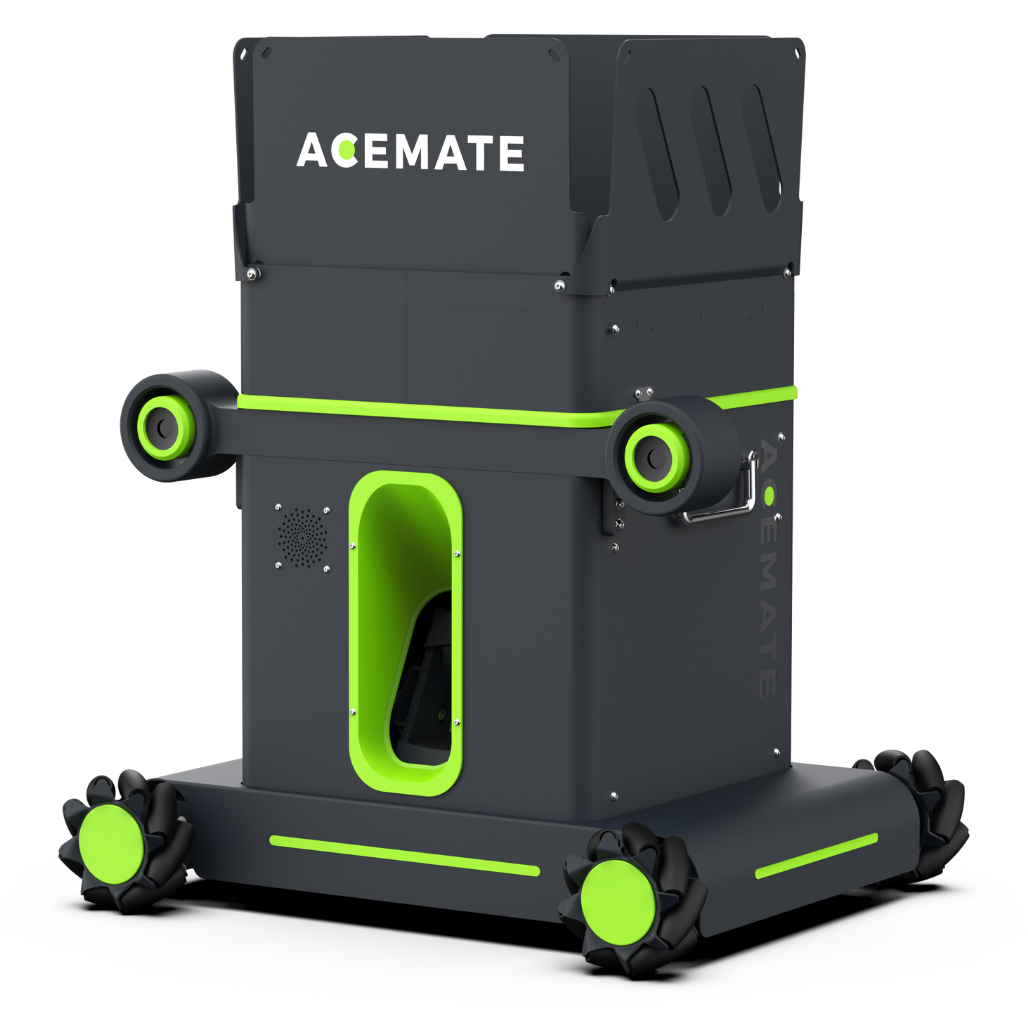 AceMate Tennis Robot white background