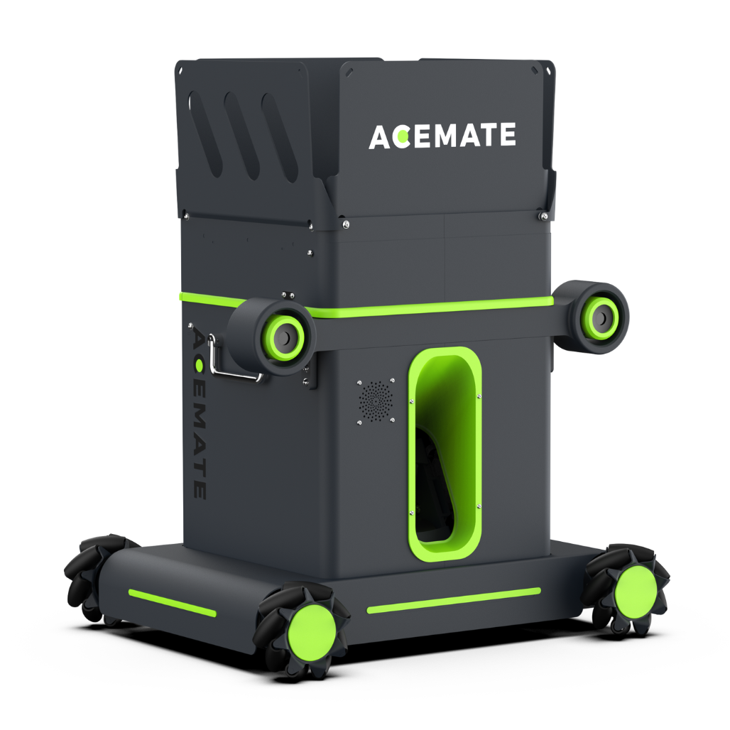 AceMate Tennis Robot white background