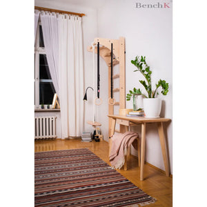 BenchK 111 Swedish Ladder Wall Bars with Gymastics Accessories