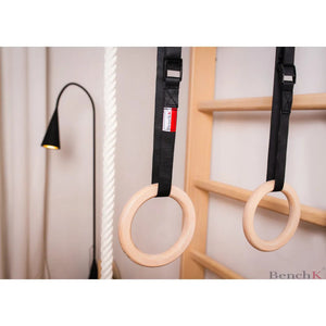 BenchK 111 Swedish Ladder Wall Bars with Gymastics Accessories