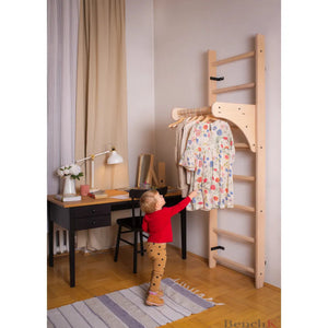 BenchK 112 Swedish Ladder Wall Bars with Desk