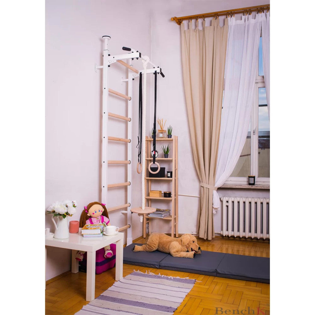 BenchK 521 Swedish Ladder Wall Bars with Gymnastics Accessories
