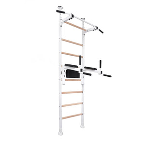 BenchK 521 Swedish Ladder Wall Bars with Pullup and Dip Bar