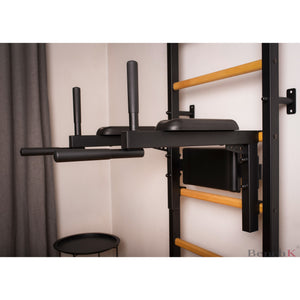 BenchK 722 Swedish Ladder Wall Bars with Dip Bar