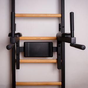 BenchK 723 Swedish Ladder Wall Bars with Dip Bar & Bench