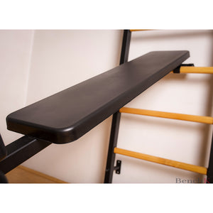 BenchK 733 Swedish Ladder Wall Bars with Workout Bench