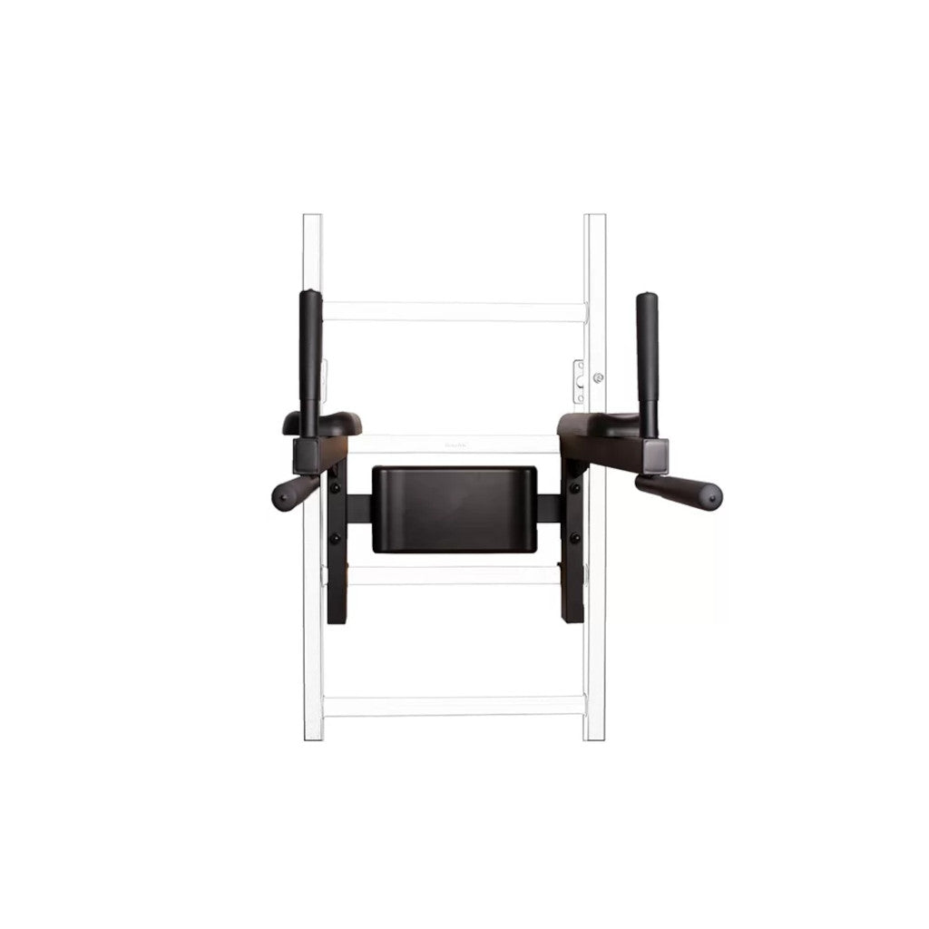 BenchK DB1 Dip Bar with Back Support Black