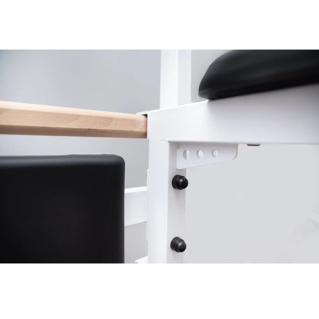 BenchK DB1 Dip Bar with Back Support White