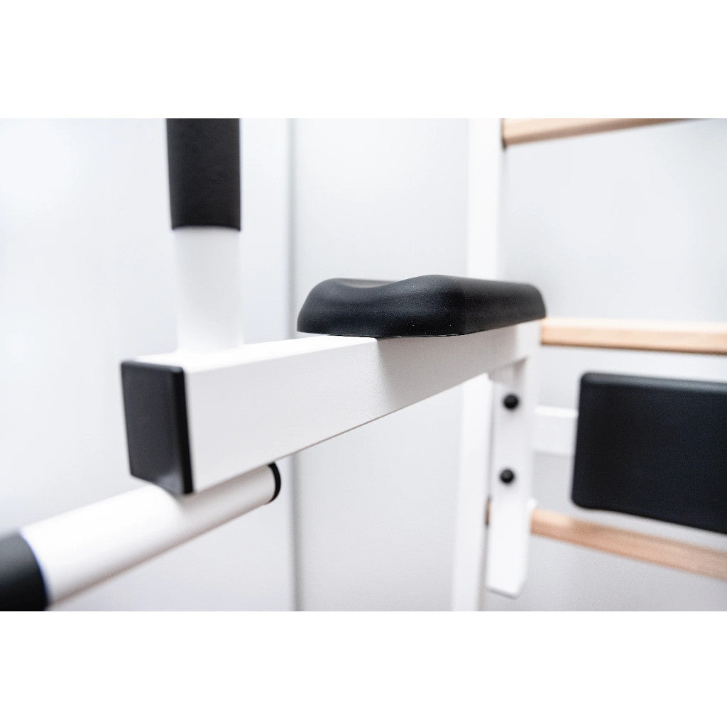 BenchK DB1 Dip Bar with Back Support White