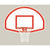 Bison Lifeguard White Aluminum Backboard with Border & Shooter's Square