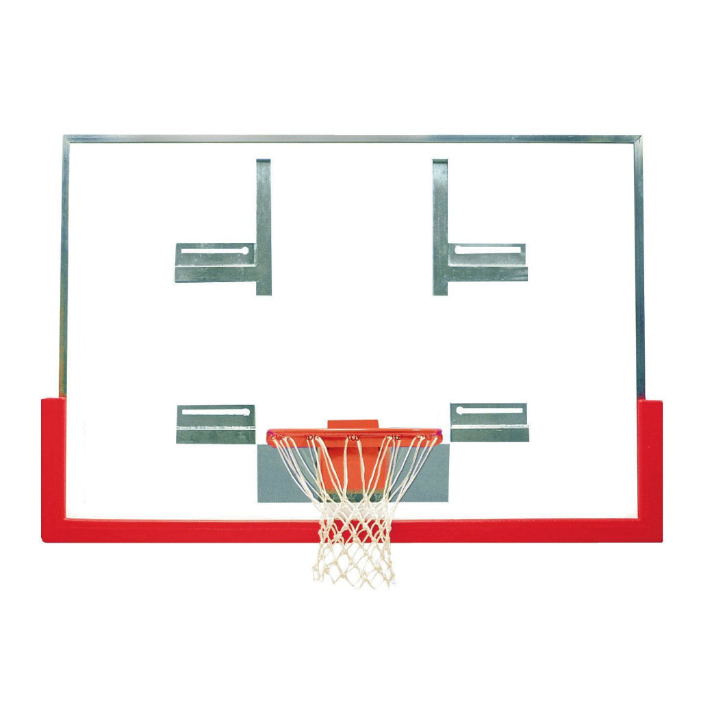 Bison 48" x 72" Tall Unbreakable "XL" Glass Competition Conversion Backboard
