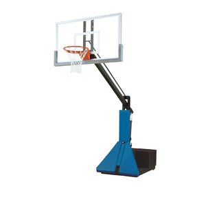 Bison Super Glass Max Portable Adjustable Basketball System