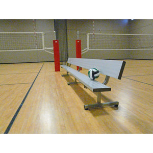 Bison Player Bench with Backrest, Fixed or Portable