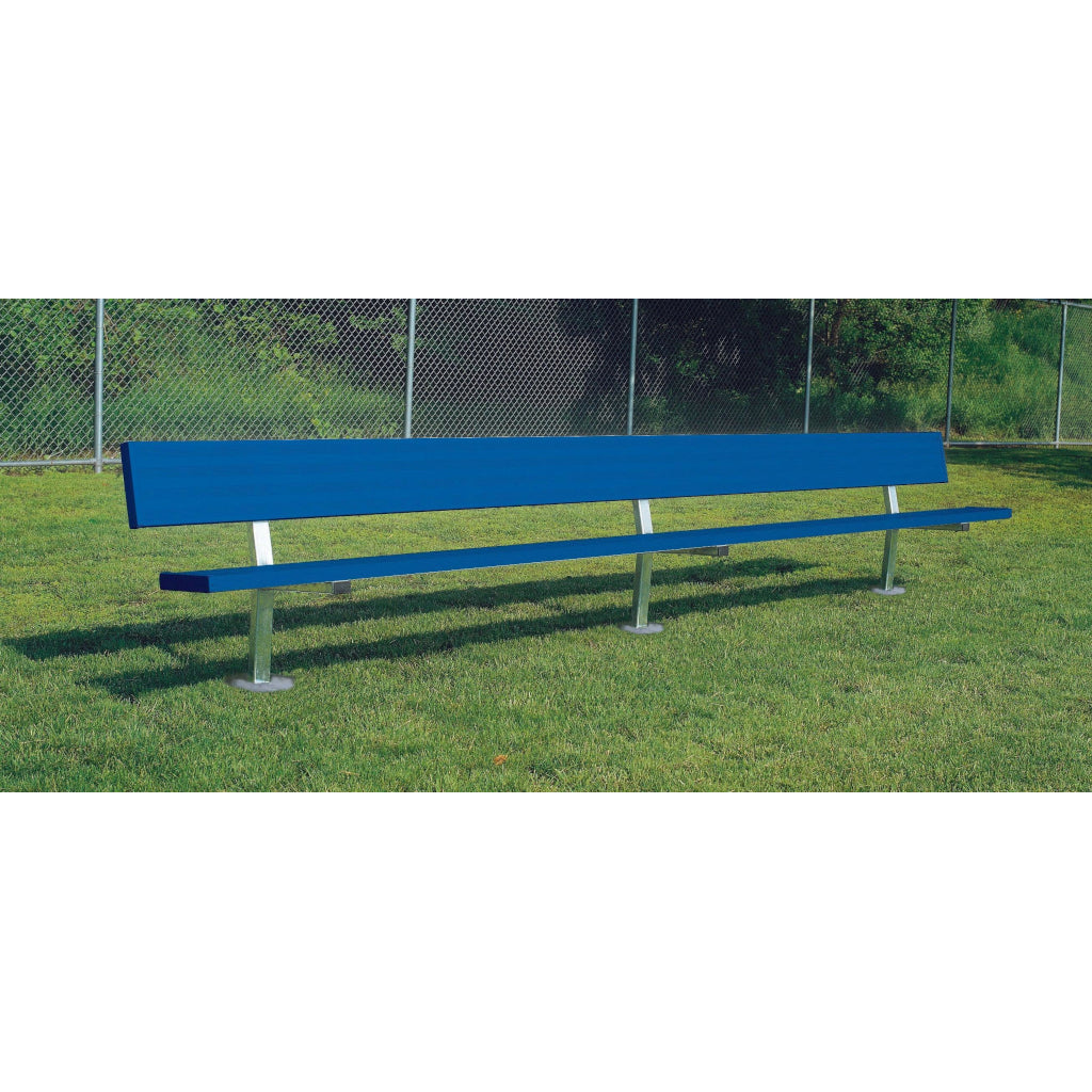 Bison Player Bench with Backrest, Fixed or Portable