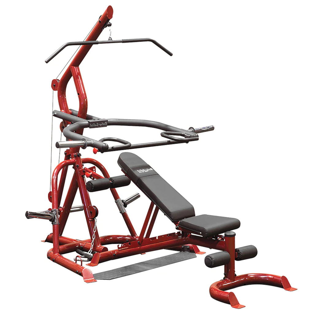 Body Solid Corner Leverage Gym Package with Bench