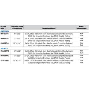 Bison 4'-6' Stationary Competition Basketball Package