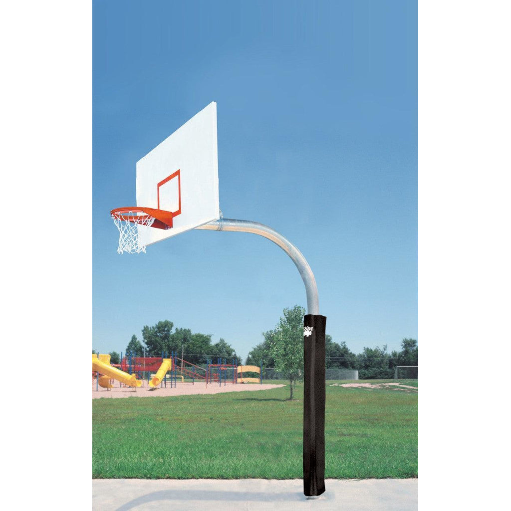 Bison 5-9/16" Mega Duty 42" x 72" Steel Rectangular Playground Basketball System