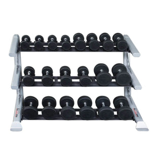 Body Solid 3 Tier Saddle Dumbbell Rack