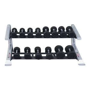 Body Solid 2 Tier Saddle Dumbbell Rack