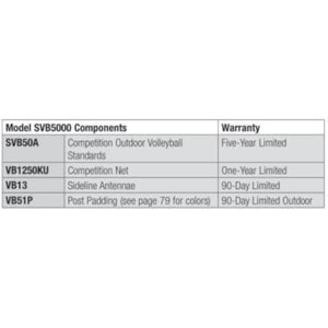 Bison Match Point Competition Outdoor Volleyball Complete System