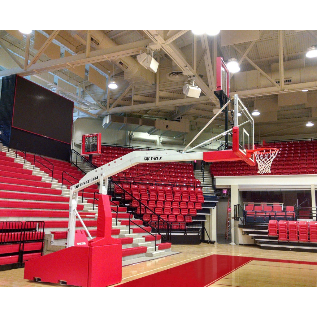 Automatic Basketball Rack Bison T-REX International Automatic Portable Basketball Hoop System BA ...