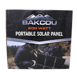 Bakcou 200 Watt Portable Solar Panel