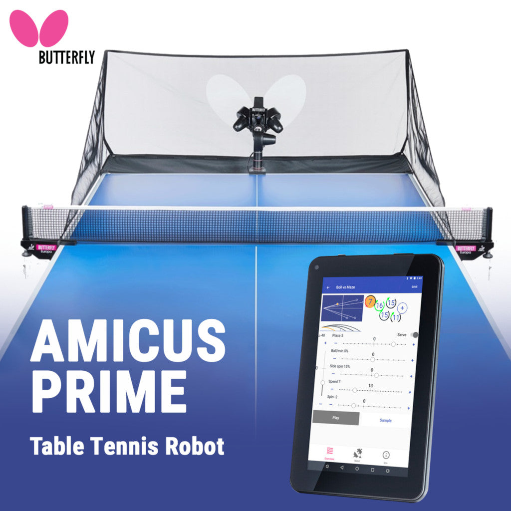 Butterfly Amicus Prime Table Tennis Robot