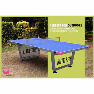 Butterfly Park Outdoor Table Tennis Table