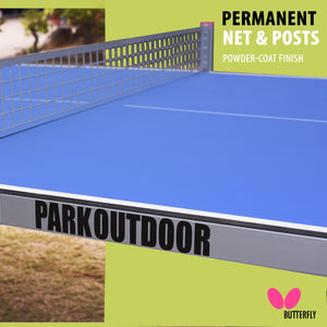 Butterfly Park Outdoor Table Tennis Table