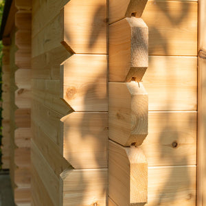 Dundalk Leisurecraft Canadian Timber Georgian Cabin Sauna with Changeroom