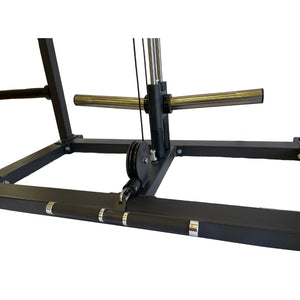 Diamond Fitness Power Rack with High Low Pully and Plate Tree