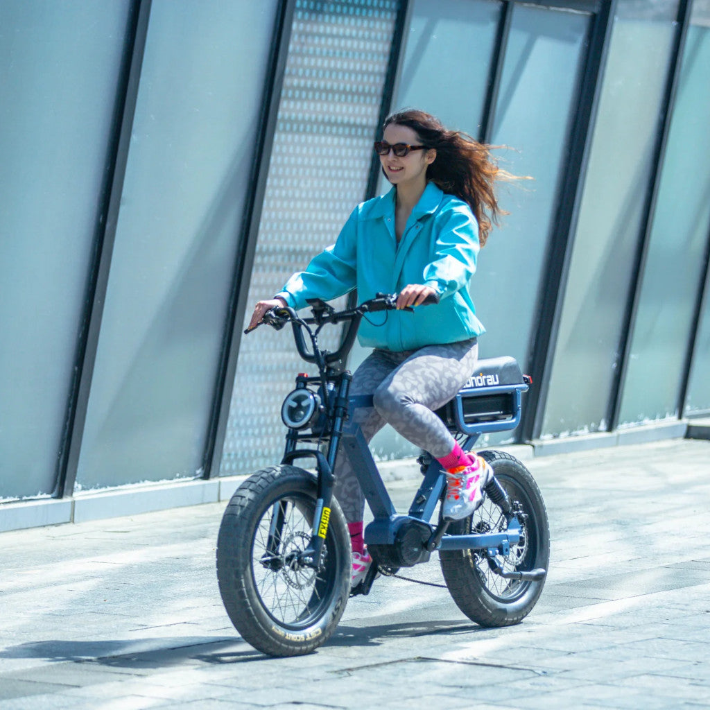 QuietKat QKF750-IB 48V Electric Folding Fat Tire Bike