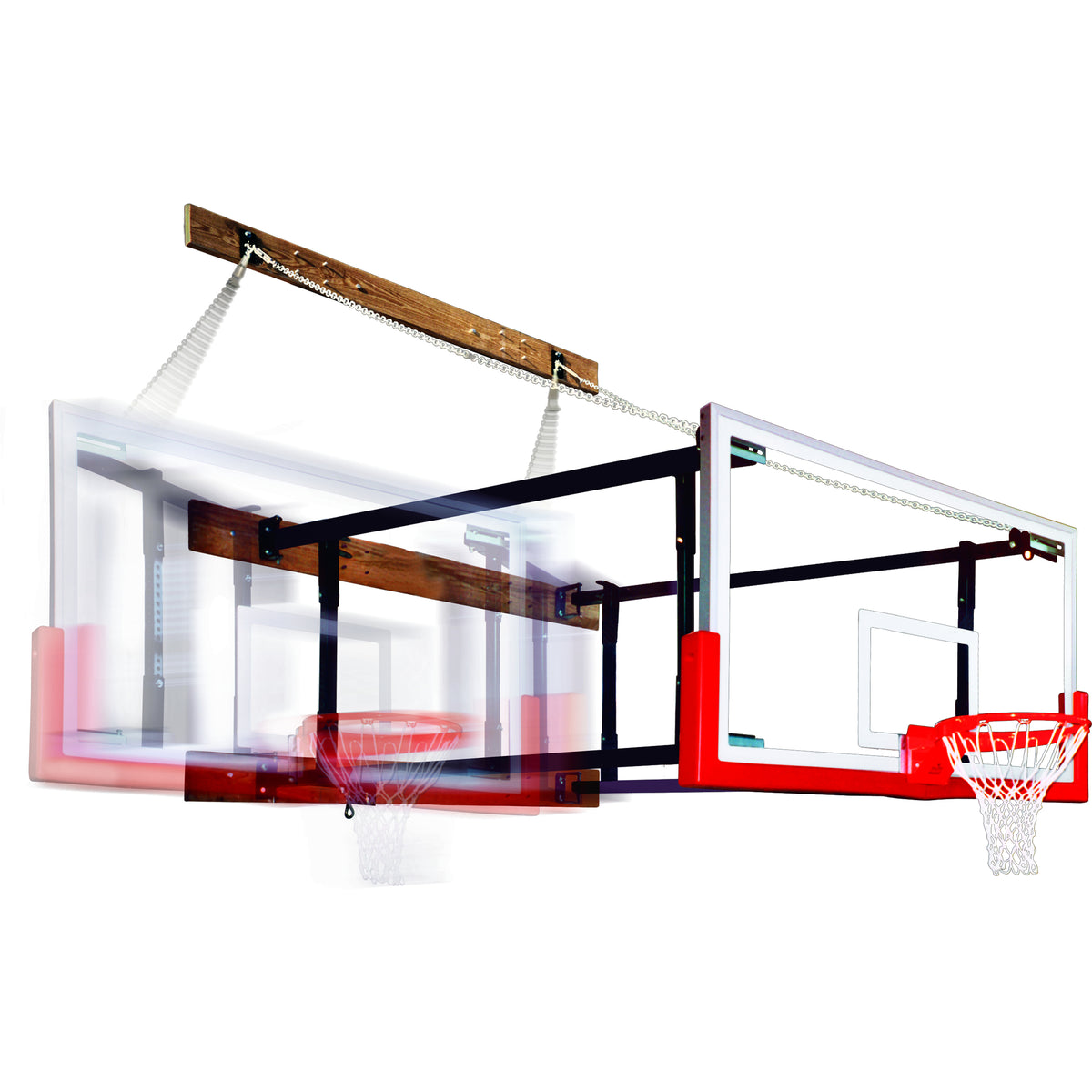 First Team FoldaMount82 Wall Mount Basketball Goal
