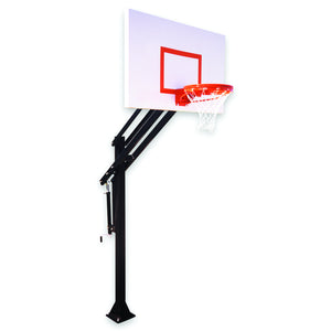 First Team Attack In-Ground Adjustable Basketball Goal